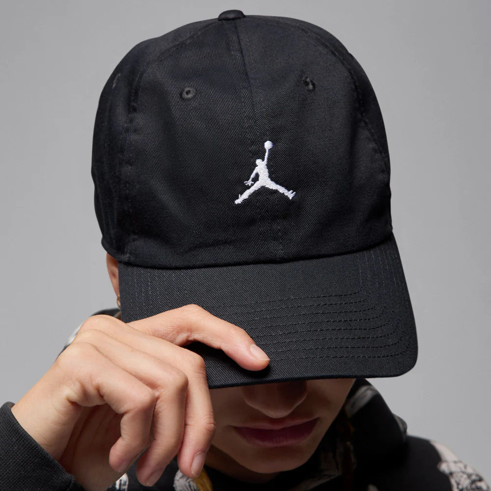 Jordan Club Cap Unstructured Curved Bill Washed Jumpman Strapback