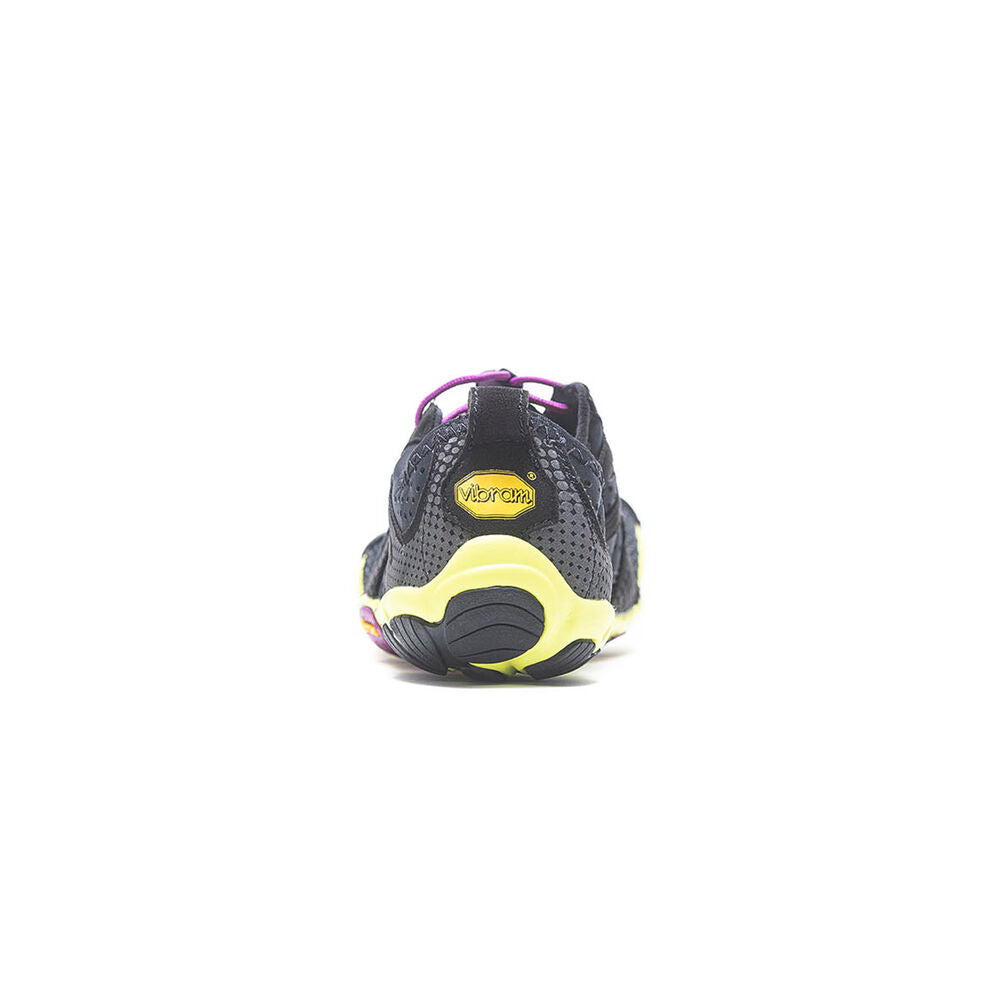 Women's V-Run in Black/Yellow/Purple