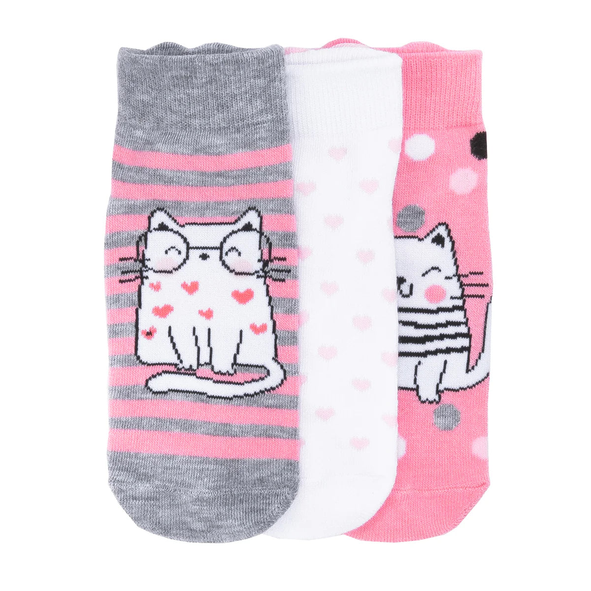 3 Pack X-Small Ankle Tab No Show
