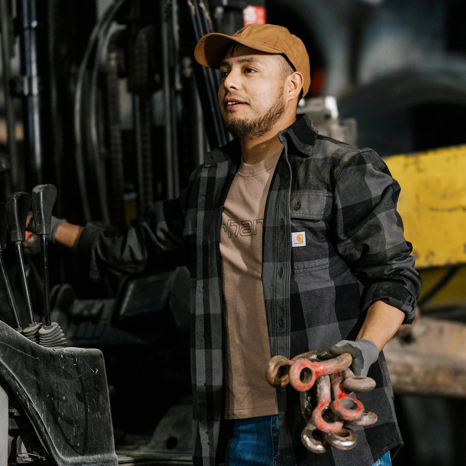 HW Loose Plaid Flannel -Mens