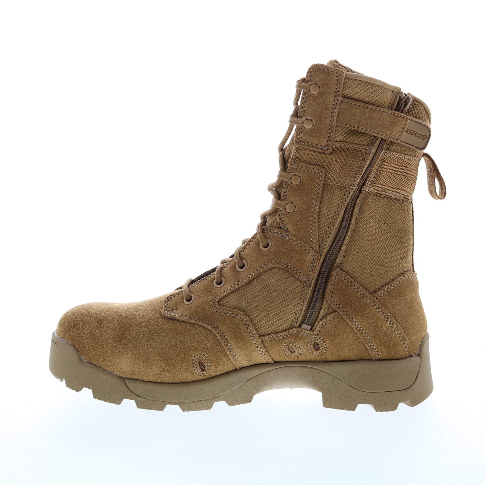 Altama Jungle Assault Side-Zip Safety Toe Mens Brown Wide Tactical Boots