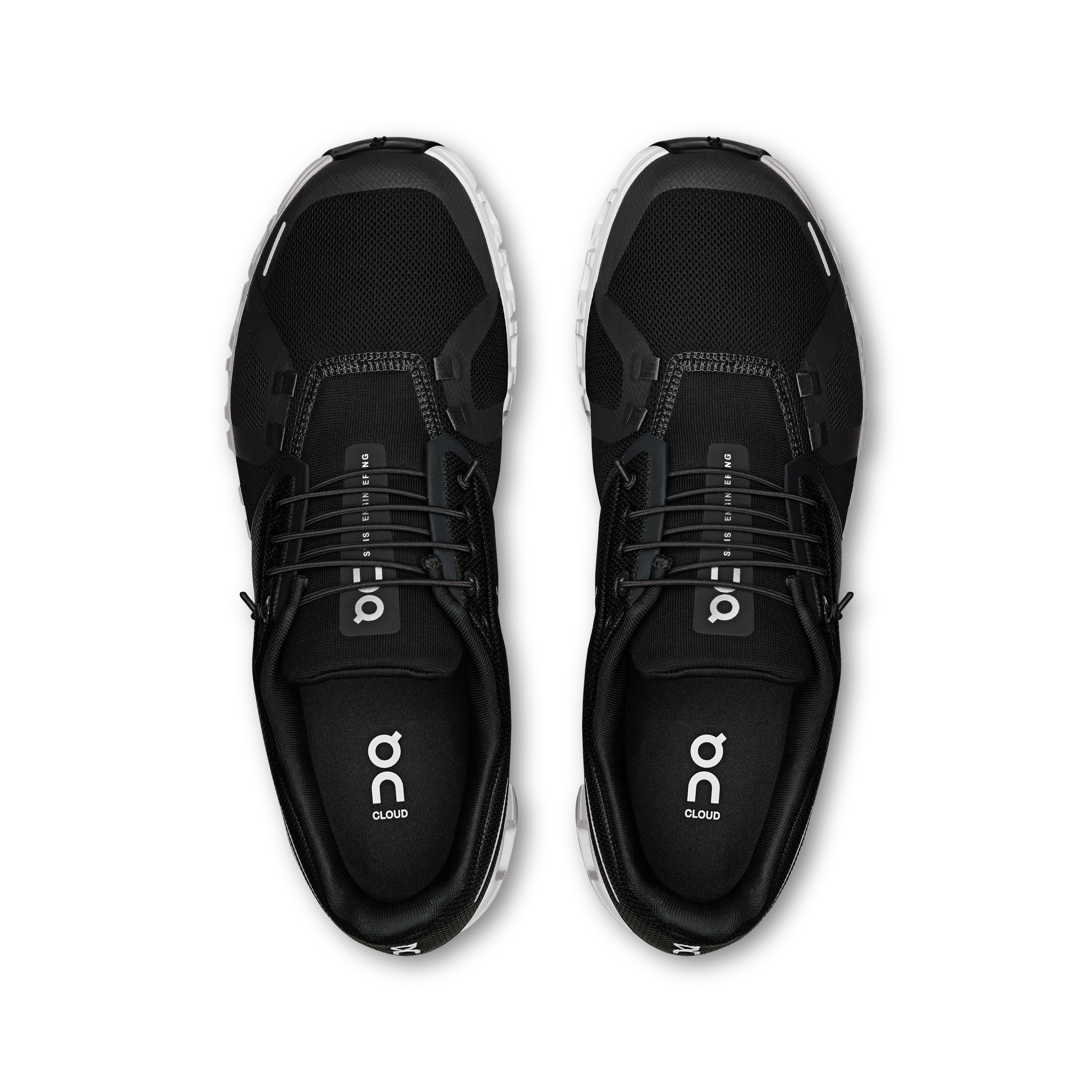 Men's Cloud 6 Wide in Black/White
