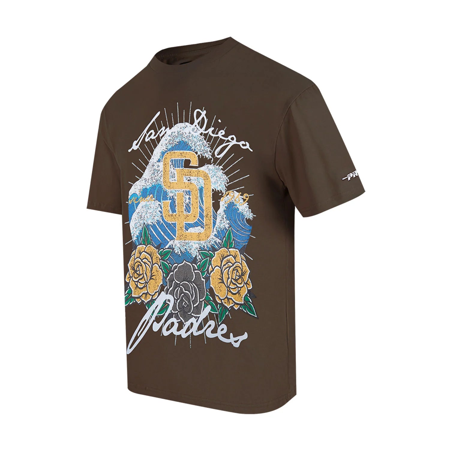 San Diego Padres Wave & Roses Tee -Mens