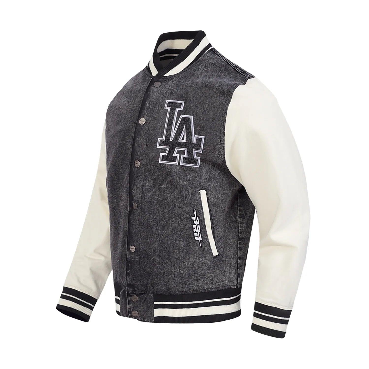 Los Angeles Dodgers Varsity Black Jacket -Mens