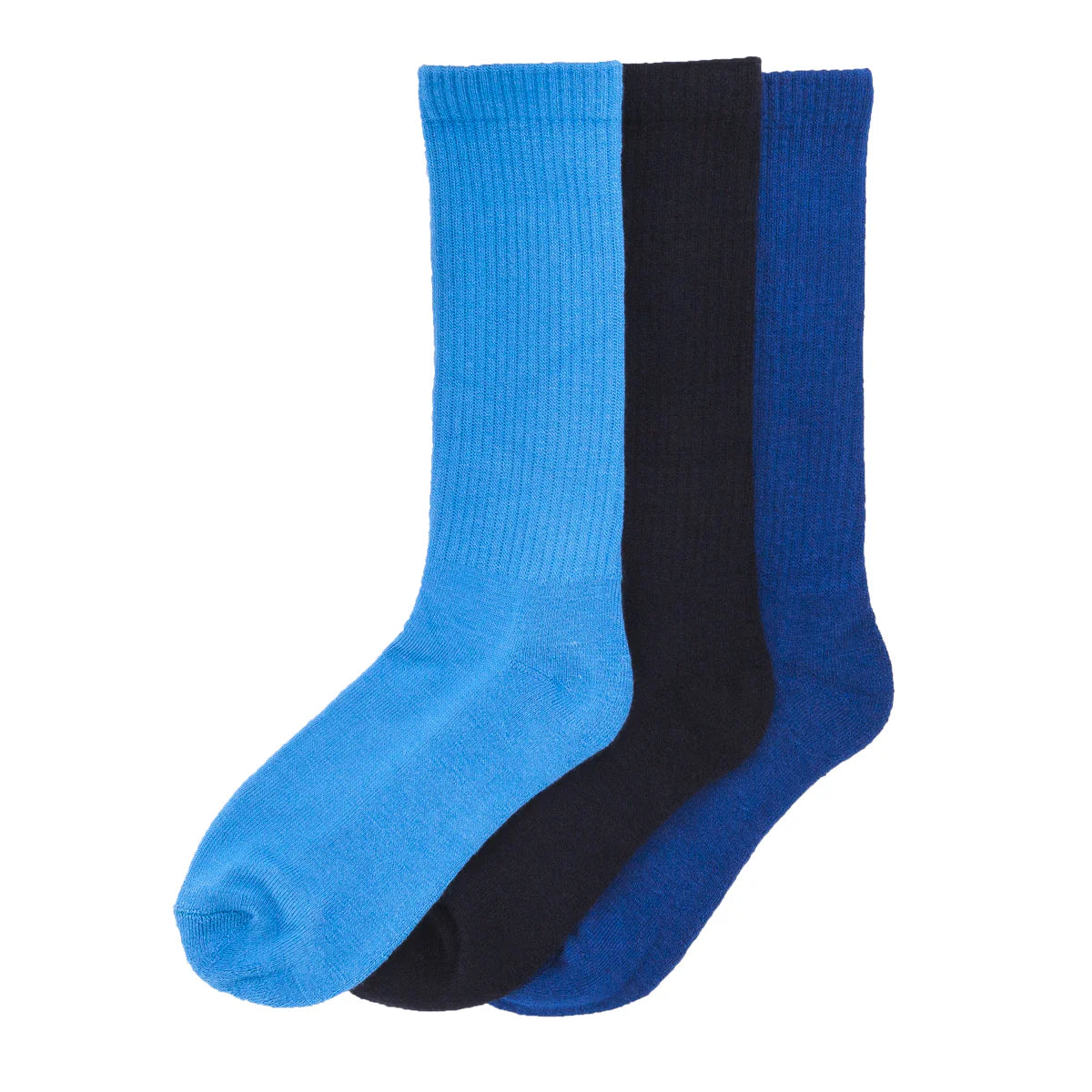 3 Pack Medium Solid Crew