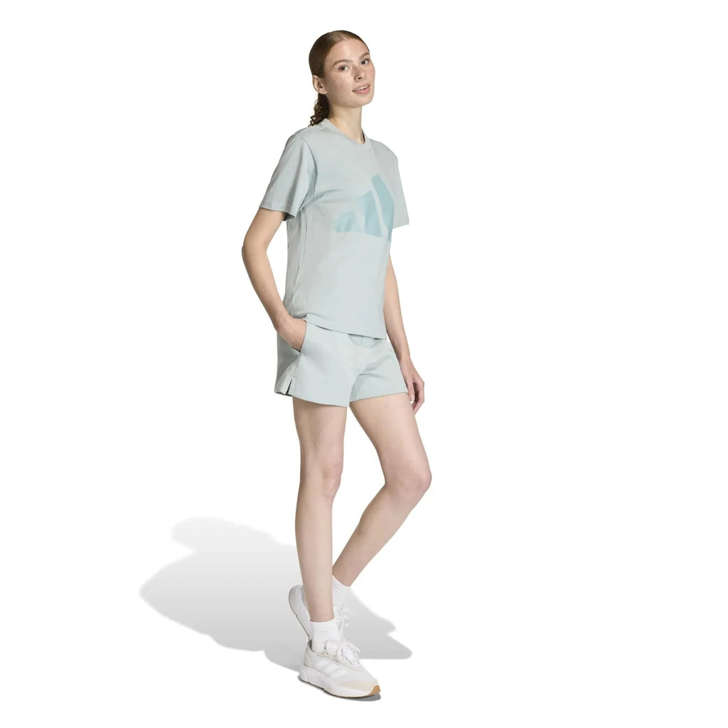 Essentials 3 Stripes Cotton Shorts - Womens
