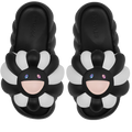 Takashi Murakami Ohana Full-Bloom Slide Black White Pink (Complexcon)