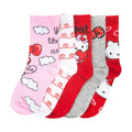 5 Pack Kids Hello Kitty Crew