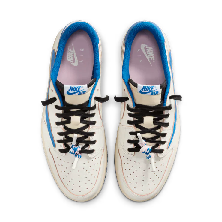 1 Retro Low OG SP Fragment x Travis Scott Sail Military Blue