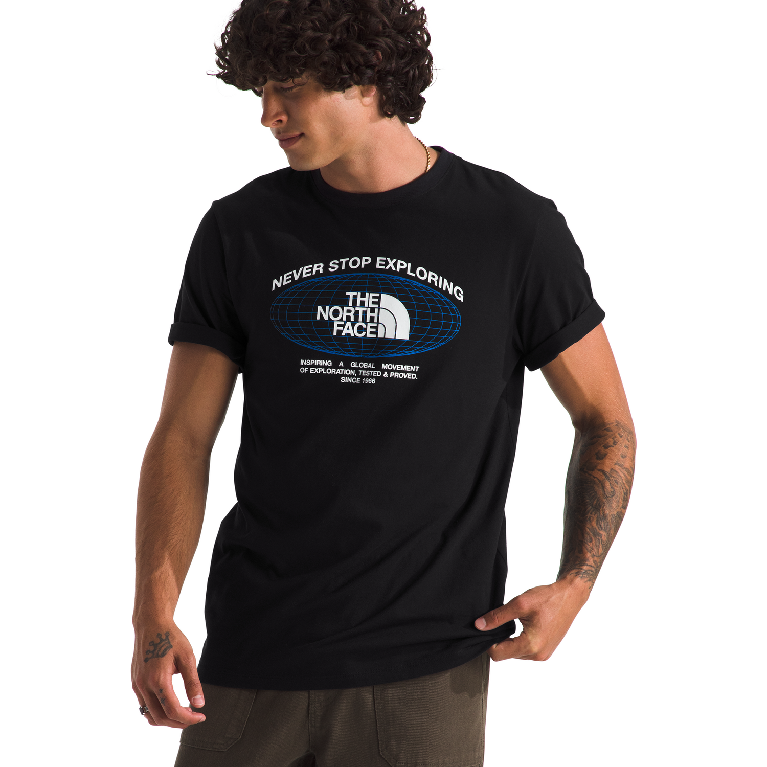 Men's S/S Immersed Outdoors Grid Tee