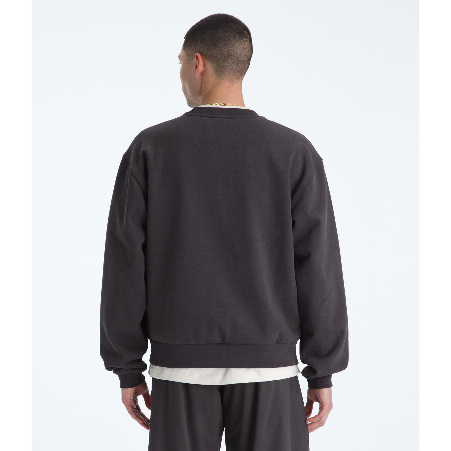 Men's Red Box Crew in Obsidian