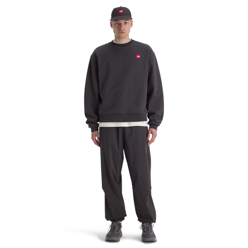 Men's Red Box Crew in Obsidian