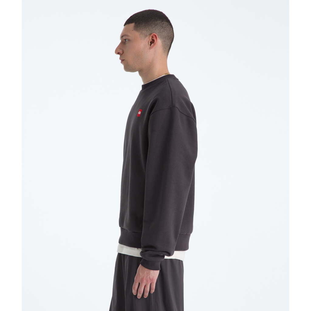 Men's Red Box Crew in Obsidian