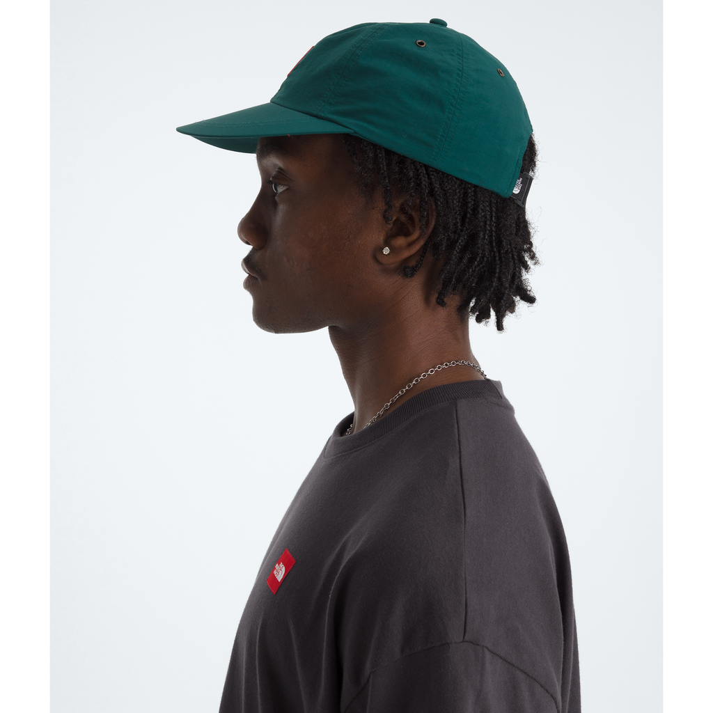 Men's Red Box Short-Sleeve Tee in Obsidian