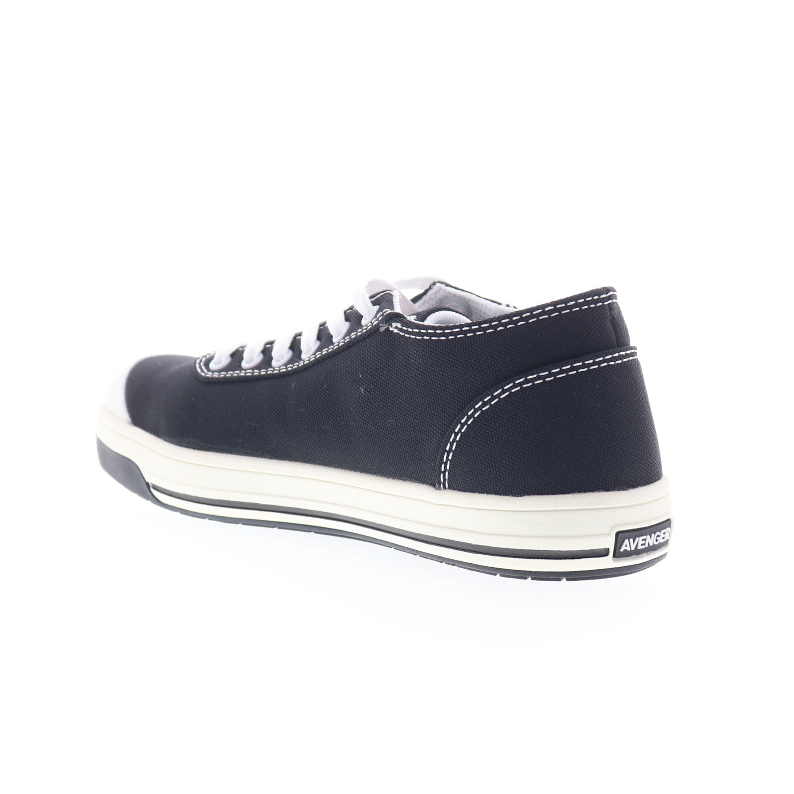 Avenger Blade 6 Eye Aluminum Toe A320 Mens Black Wide Work & Safety Shoes