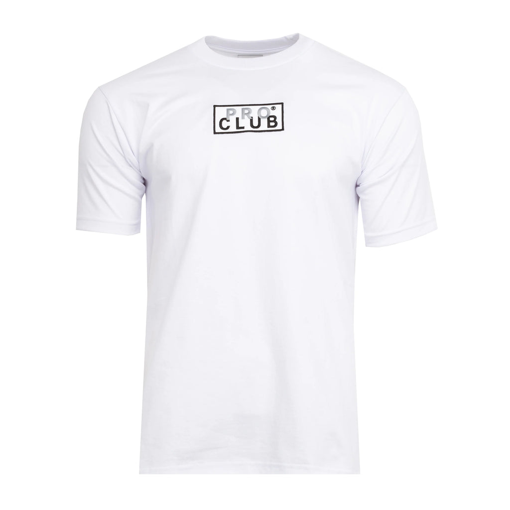Heavyweight Embroidered Box Logo Tee - Mens