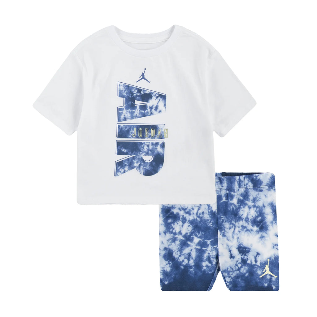 Cloud Dye Bike Short Sets - Toddler