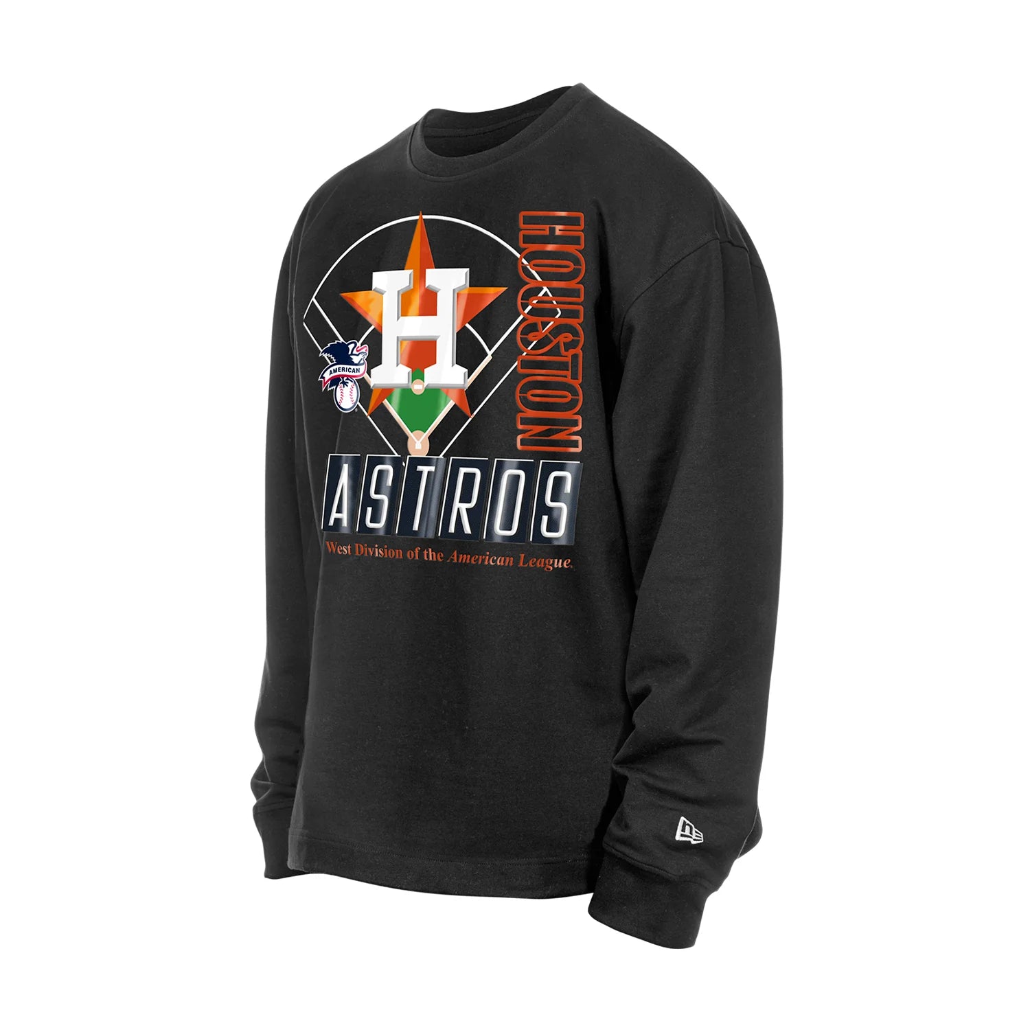 Houston Astros Graphic LS Crew -Mens