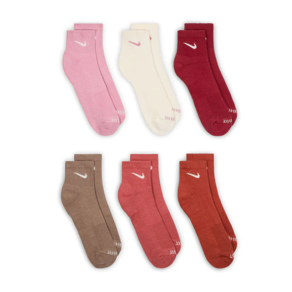 6 Pack Unisex Everyday Plus Cushioned Quarter