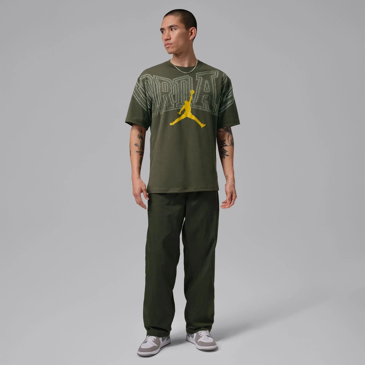 MJ Stretch Graphic Crew -Mens