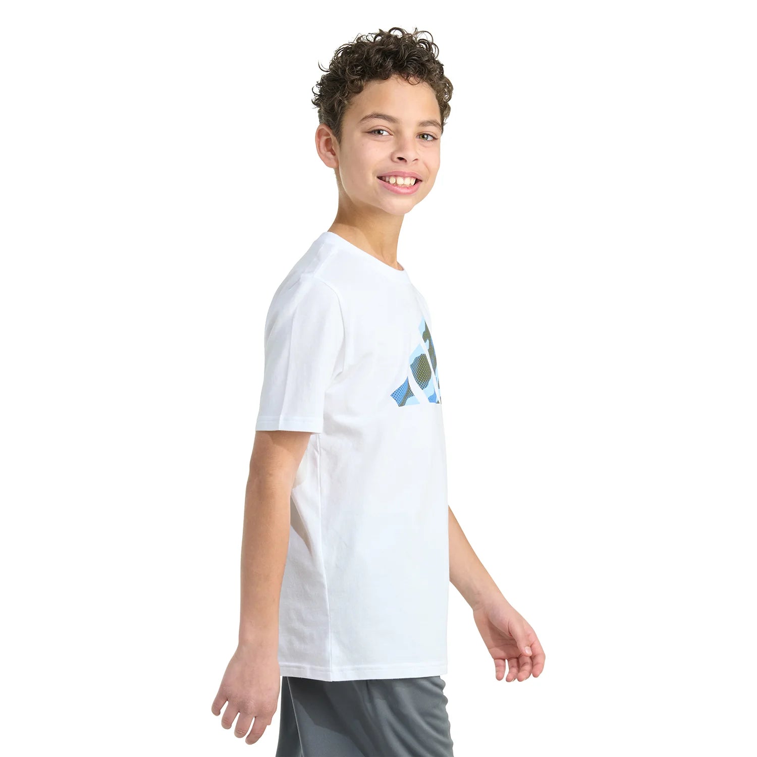 Halftone Camo Logo Tee - Youth