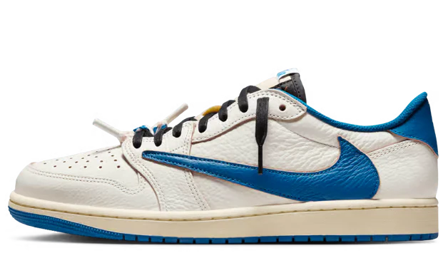 1 Retro Low OG SP Fragment x Travis Scott Sail Military Blue