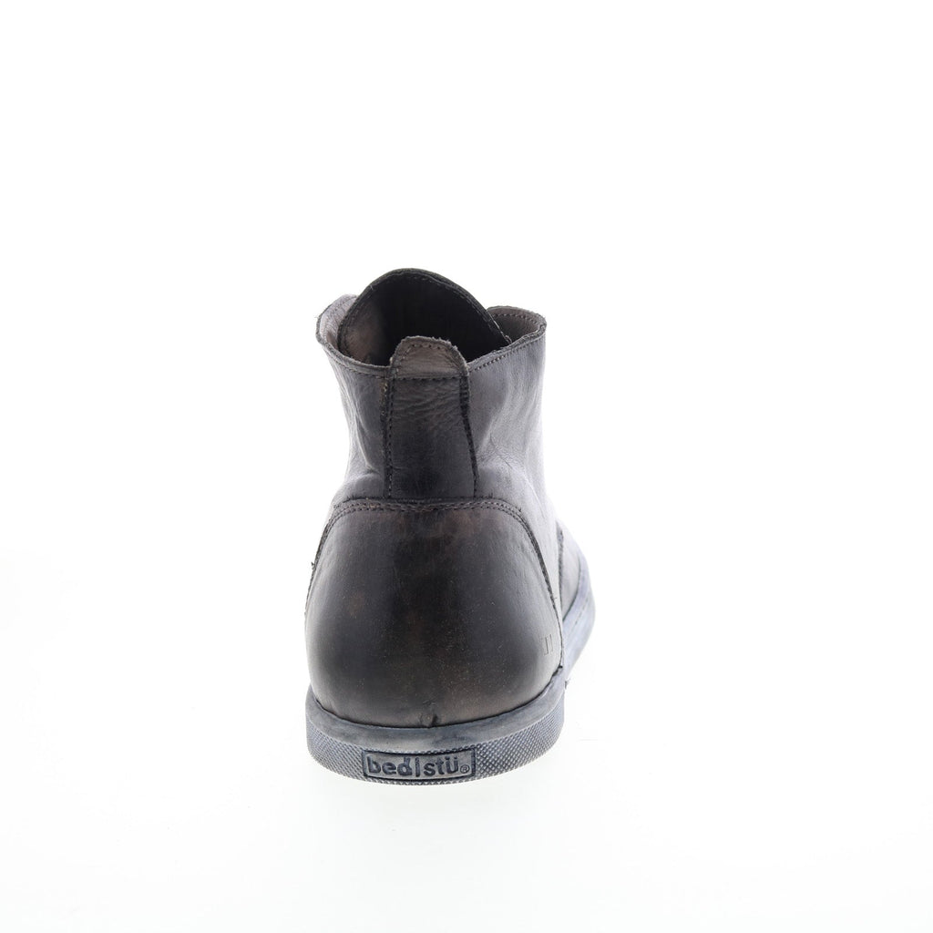 Bed Stu Duke II F437514 Mens Gray Leather Lace Up Casual Dress Boots