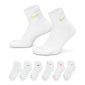 6 Pack Unisex Everyday Plus Cushioned Quarter